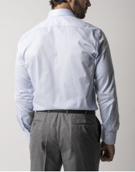 Castello d'Oro Light Blue Classic Shirt 100% Cotton thumbnail 3